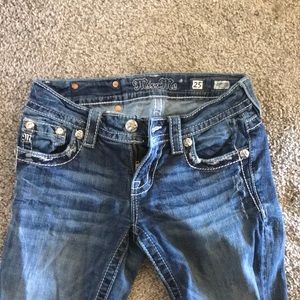 Miss Me bootcut jeans size 25 in waist white tag